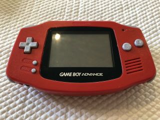Nintendo Gameboy Advance Zellers Red Console Handheld System RARE 2