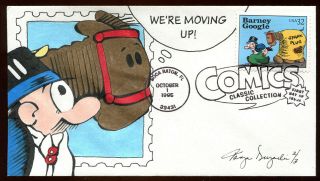 3000l32c Comics - Barney Google Fdc Rare Tonya Dwojachi Hp Cachet 2/3 Fd4945l