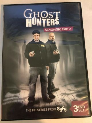 Ghost Hunters: Season Six,  Part 2 (dvd,  2011,  3 - Disc Set) Rare Oop Syfy Haunting