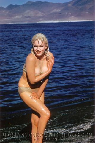 Marilyn Monroe Soaking Wet (1) Rare 4x6 Photo