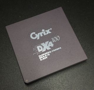 Rare Cyrix Cx486dx4 - 100gp4 Dx4 - P/o 3.  45v 80486 Cpu Vintage Processor Uncommon