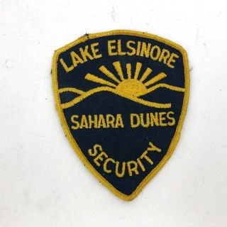 2x (two) Vintage Rare Lake Elsinore Sahara Dunes Security Patches