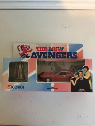 Corgi 57405 Avengers Gambits Red Jaguar Xjs & Figure Rare