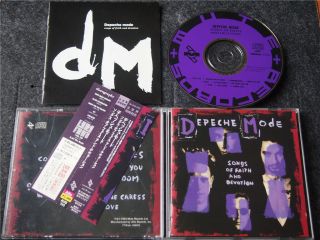 Depeche Mode Songs Of Faith And Devotion Japan Promo Cd W/obi Rare