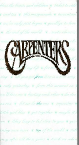 From The Top 4 - Cd Karen Carpenter Richard Carpenter Box Set,  Oop = Book Rare