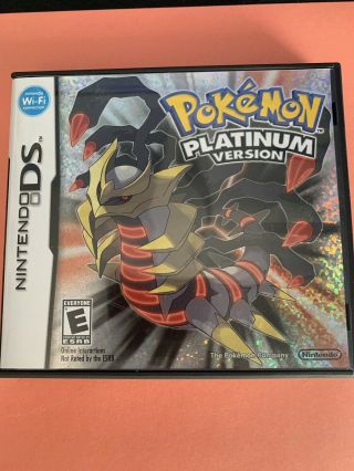 Pokemon - - Platinum Version (nintendo Ds,  2009) Authentic Rare Cib
