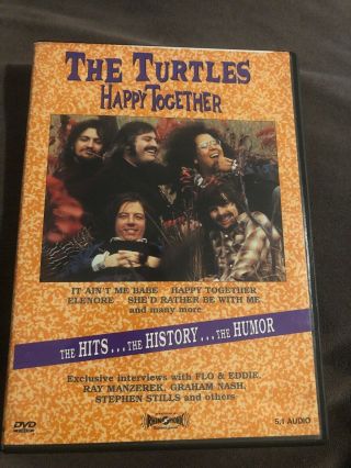 The Turtles: Happy Together (dvd,  2000) Rhino Home Video 60 