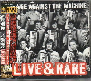 Rage Against The Machine Live & Rare Japan Cd With Obi Srcs8361