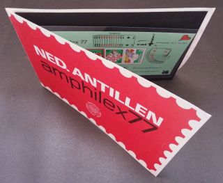 Holland Netherlands Bridge Championship 1977 Amphilex Poker Folder Set Mnh Rare