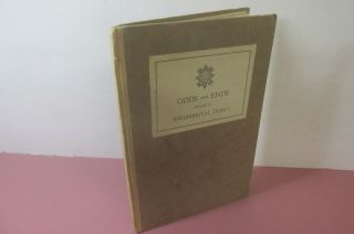 Odds And Ends From A Regimental Diary,  C.  1920,  Great War Memoirs,  Rare