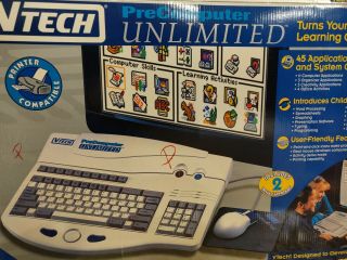 Vtech Pre Computer Unlimited,  Extremely Rare And Complete