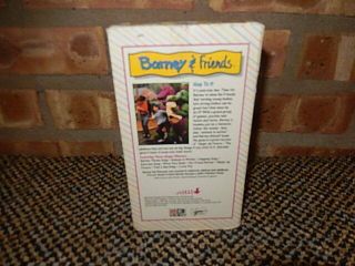 Barney & Friends HOP TO IT VHS VIDEO 1992 Purple Dinosaur / Time Life RARE HTF 8