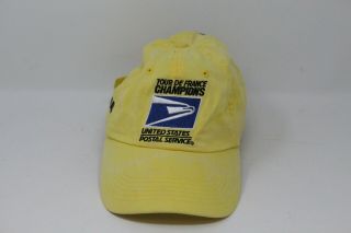 Rare Tour De France United Postal Service Usps 6x Champions Cycling Hat