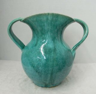 Rare Jb Cole Unsigned Carolina Craft Nc Strap Handle Vase,  Phil Graves,  1930 