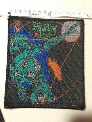 Paradise Lost 1991 1991 Woven Patch Old Stock Rare Gothic Doom