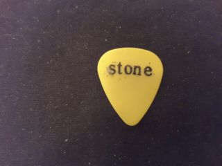 Pearl Jam Stone Gossard Vintage Yellow Stage Guitar Pick Plectrum Rare