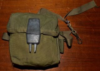 Rare Vietnam War Era Us Army 20 Round Mag Nylon Small Arms Ammo Pouch