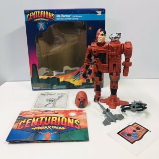 Centurions Powerxtreme Dr.  Terror - Ultra Rare Complete With Unapplied Decals