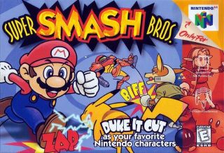 Oem Smash Bros Nintendo 64 N64 Authentic Mario Video Game Brawl Melee Rare
