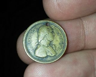 Extremely Rare Gen.  George Washington Civil War Era Token/medallion 16mm