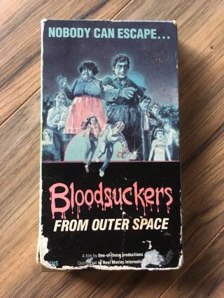 Bloodsuckers From Outer Space Vhs Tape Rare Sov Gore Horror Exploitation