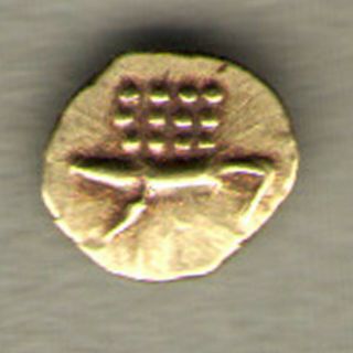 Ancient - South Indian - Gold Fanam - Rare Coin