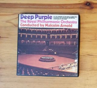 Deep Purple Concert Royal Albert Hall Philharmonic Orchestra Reel To Reel Rare