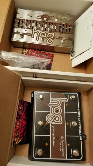 Electro Harmonix Hog And Foot Controller With Adapter Rare