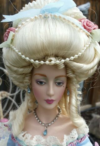 Franklin Marie Antoinette Rare Collectible Porcelain Doll