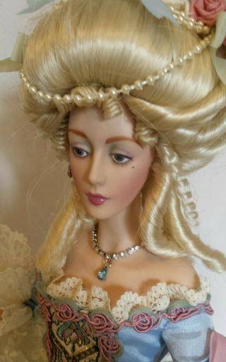 Franklin Marie Antoinette RARE Collectible Porcelain Doll 8