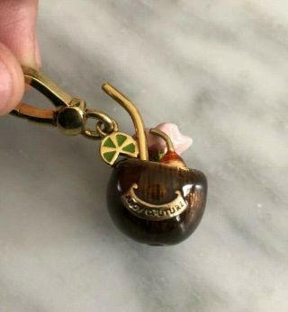 Rare & Authentic Juicy Couture Coconut Drink Charm