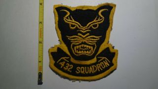 Extremely Rare Rcaf No.  432 Fighter Squadron Patch.  Rare