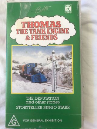 Thomas Vhs | The Deputation And Other Stories | Abc Ringo Starr Rare 1991