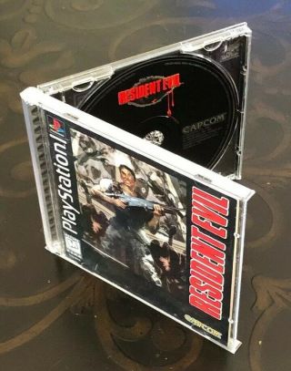 Resident Evil Ps1 Sony Playstation 1,  1996,  Complete,  Black Label,  Rare Cib Game