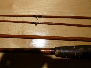 Rare Vintage Goodwin Granger 9.  5’ Premier Bamboo Fly Rod No Number on Handle 4