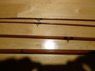 Rare Vintage Goodwin Granger 9.  5’ Premier Bamboo Fly Rod No Number on Handle 5