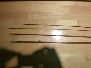 Rare Vintage Goodwin Granger 9.  5’ Premier Bamboo Fly Rod No Number on Handle 8