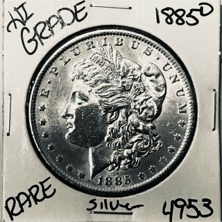 1885 O Morgan Silver Dollar Hi Grade U.  S.  Rare Coin 4953