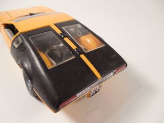 Very Rare Yellow Politoys Mangusta 5000 Ghia De Tomaso No.  576 1:25 scale 1969 3