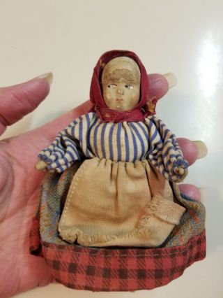 Rare Stockinette Doll 1920’s Russian Made/ Soviet Union Pre Wwii Depression Era