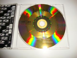 Rare DEF LEPPARD - Animal CD VIDEO Single 3 Track,  Video Gold Disc 080626 - 2 3