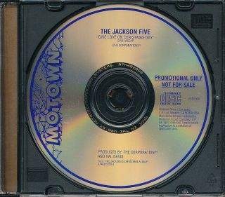 The Jackson Five Give Love On Christmas Day Rare Promo Dj Cd Single