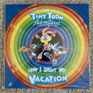 Tiny Toons Adventures - How I Spent My Vacation Laserdisc - Very Rare