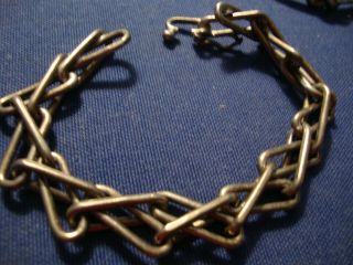 Very Rare Sterling Silver Old Pawn Thick Big Chunky Bracelet