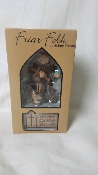 Friar Folk The Lord God Made Them All 1332 Figurine 2007 Rare Discontinued