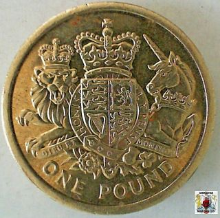 Rare British One £1 Pound Coin 