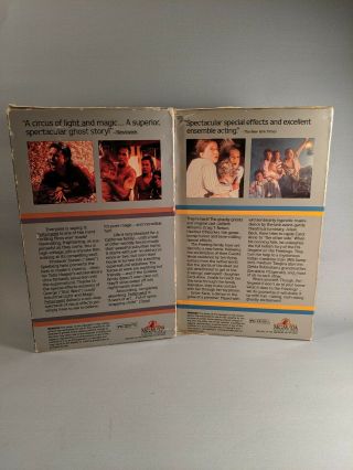 Poltergeist / 2 the other side.  1982 MGM VHS Rare Horror Vintage set 3