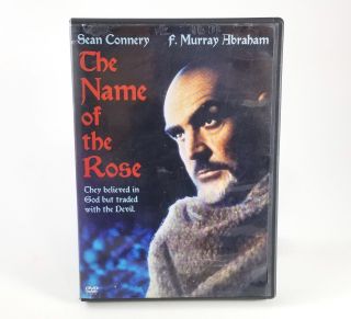 The Name Of The Rose (dvd,  2004) Rare & Oop Sean Connery Authentic Region 1008