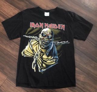 Rare Iron Maiden Chain Mummy T - Shirt Mens Medium Guc.  Look Wow