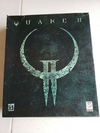 Quake Ii 2 Pc Big Box Video Game,  Complete Rare